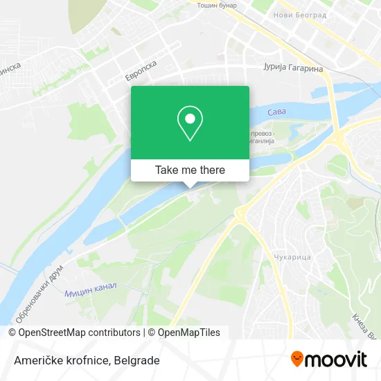 Američke krofnice map