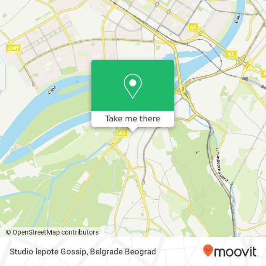 Studio lepote Gossip map