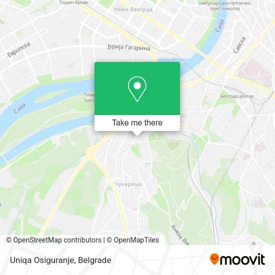 Uniqa Osiguranje map