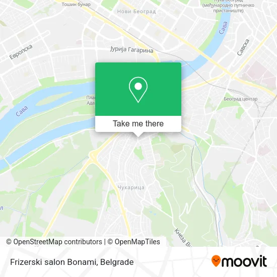 Frizerski salon Bonami map