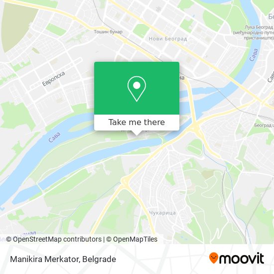 Manikira Merkator map