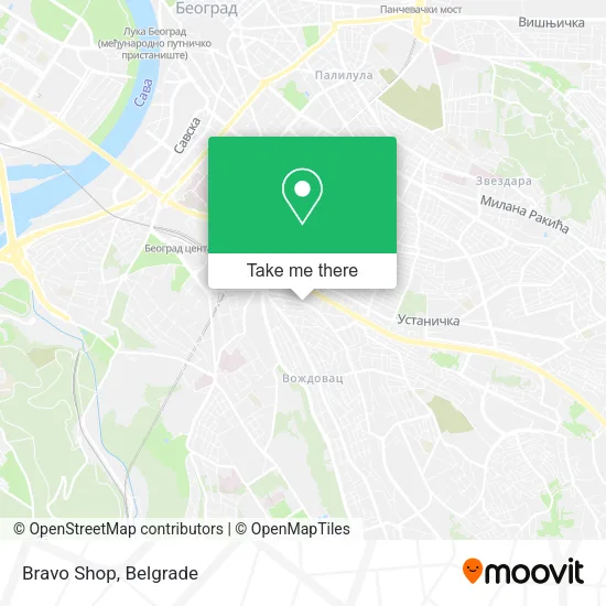 Bravo Shop map