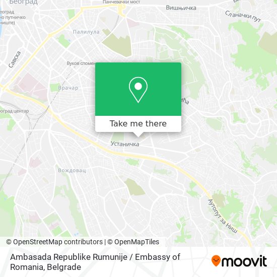 Ambasada Republike Rumunije / Embassy of Romania map