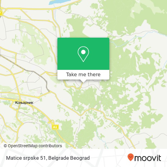 Matice srpske 51 map