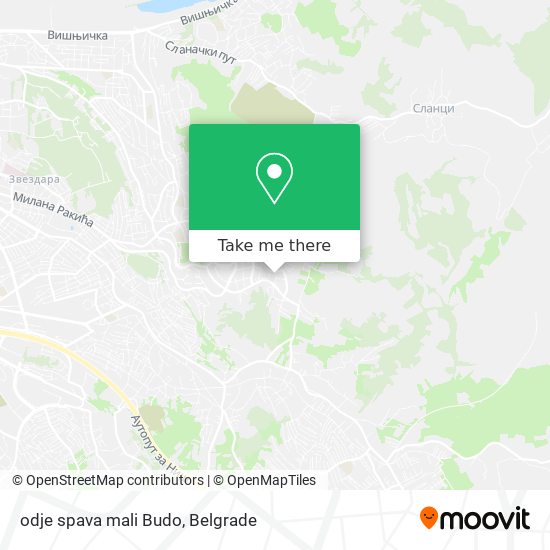 odje spava mali Budo map