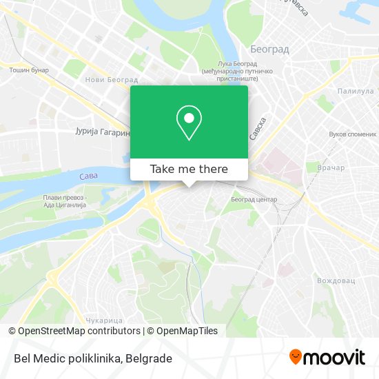 Bel Medic poliklinika map