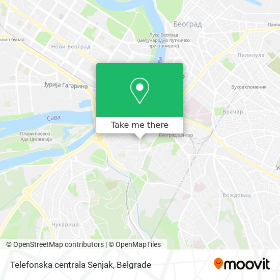 Telefonska centrala Senjak map