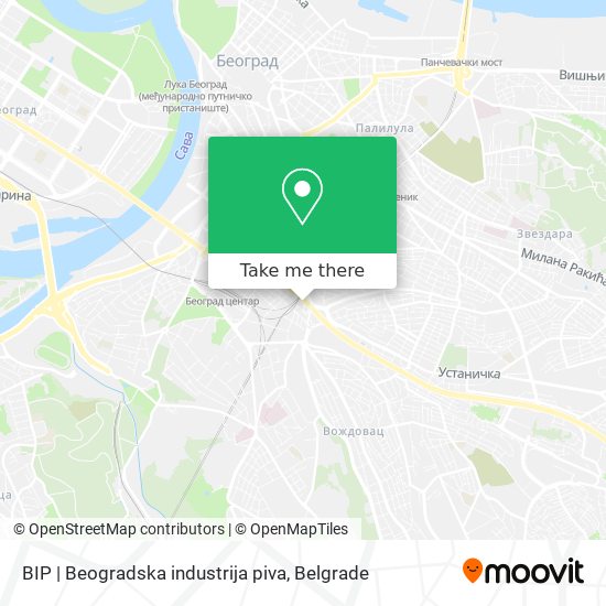 BIP | Beogradska industrija piva map