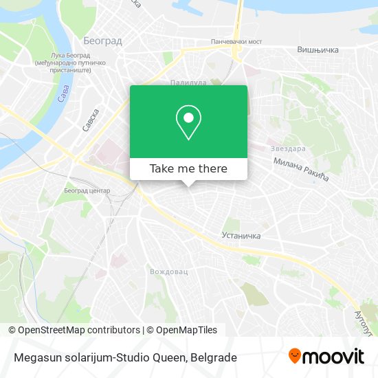 Megasun solarijum-Studio Queen map