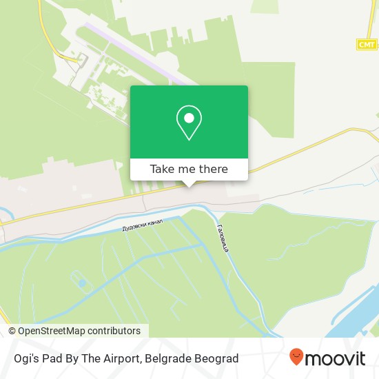 Ogi's Pad By The Airport map