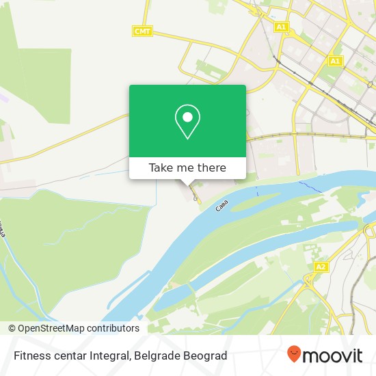 Fitness centar Integral map