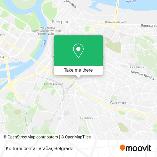 Kulturni centar Vračar map