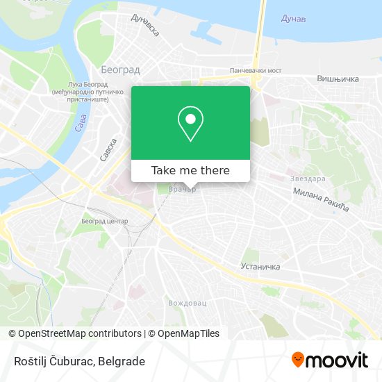 Roštilj Čuburac map