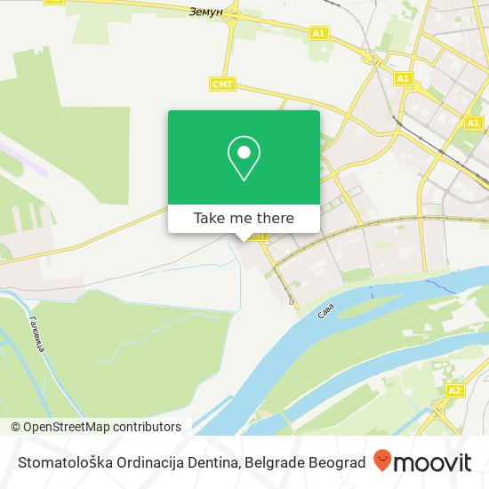 Stomatološka Ordinacija Dentina map