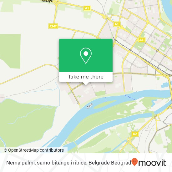 Nema palmi, samo bitange i ribice map