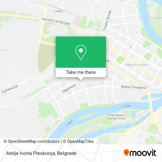 Atelje Ivona Pleskonja map