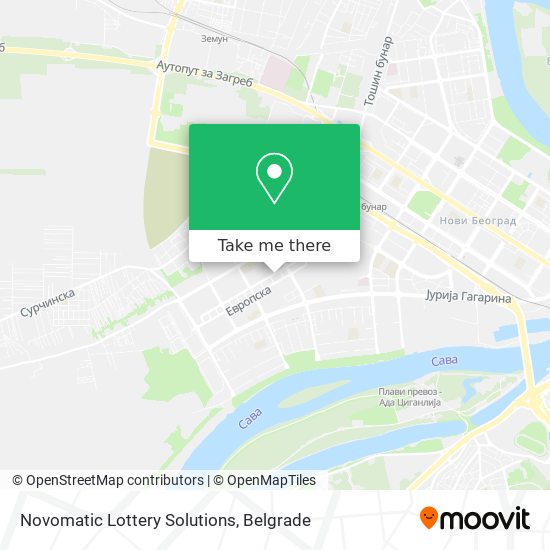 Novomatic Lottery Solutions map