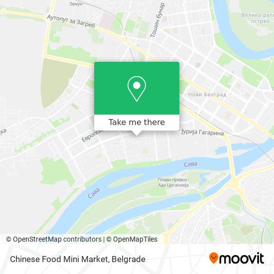 Chinese Food Mini Market map