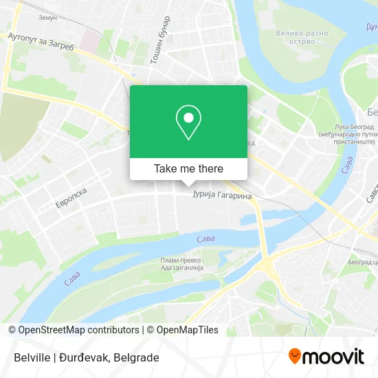 Belville | Đurđevak map