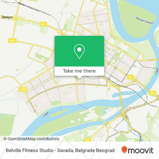 Belville Fitness Studio - Savada map