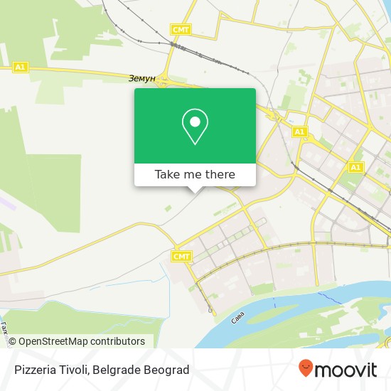 Pizzeria Tivoli map