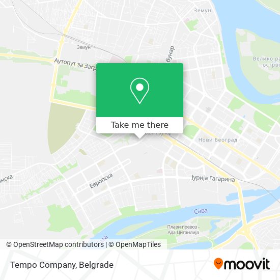 Tempo Company map