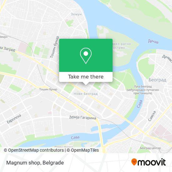 Magnum shop map