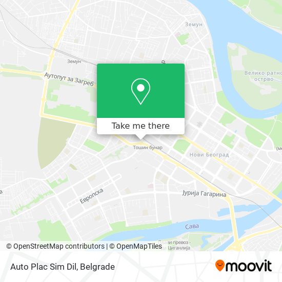 Auto Plac Sim Dil map