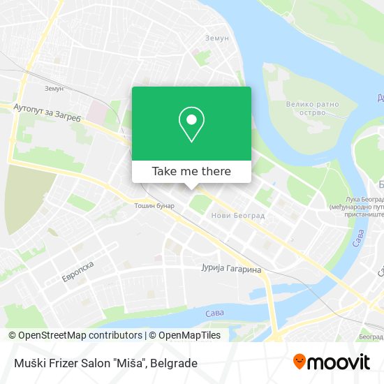 Muški Frizer Salon "Miša" map