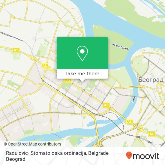 Radulovic- Stomatoloska ordinacija map