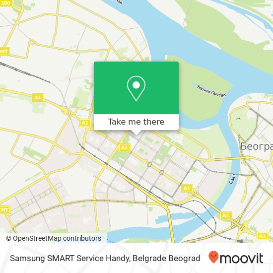 Samsung SMART Service Handy map