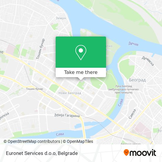 Euronet Services d.o.o map