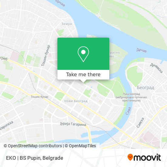EKO | BS Pupin map