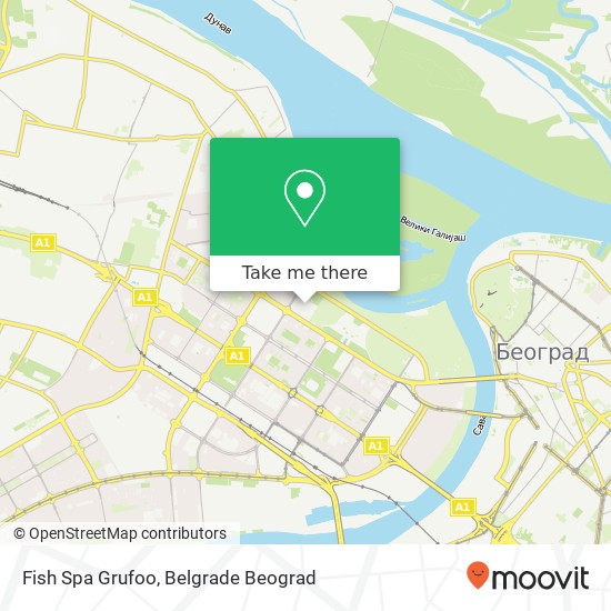 Fish Spa Grufoo map