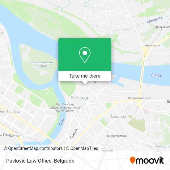 Pavlovic Law Office map