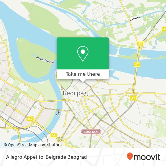 Allegro Appetito map