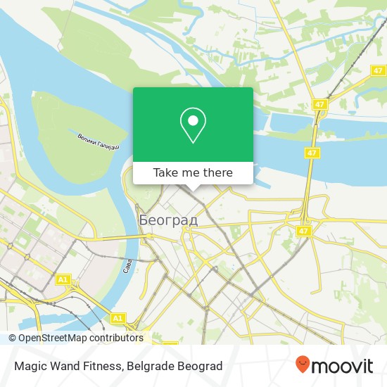 Magic Wand Fitness map