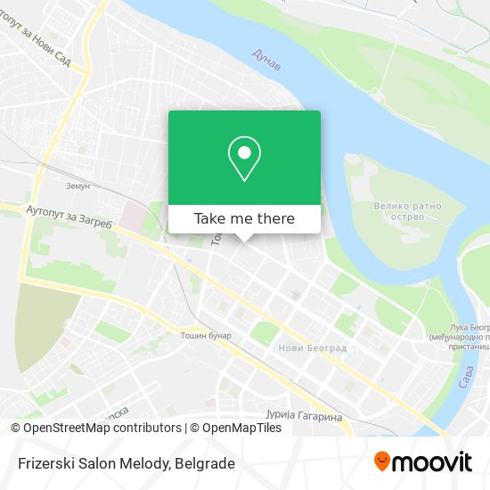 Frizerski Salon Melody map