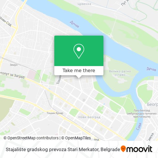 Stajalište gradskog prevoza Stari Merkator map