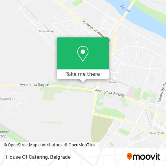 House Of Catering map