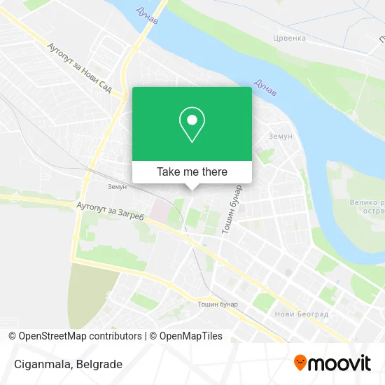 Ciganmala map
