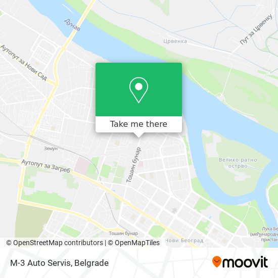 M-3 Auto Servis map