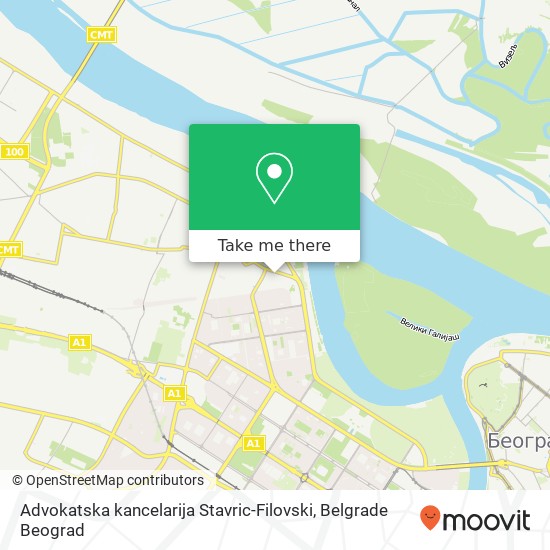 Advokatska kancelarija Stavric-Filovski map