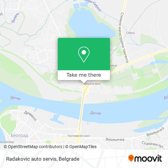 Radakovic auto servis map