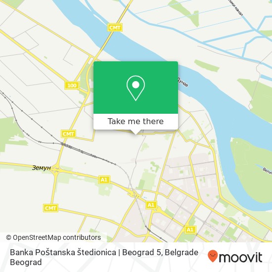 Banka Poštanska štedionica | Beograd 5 map