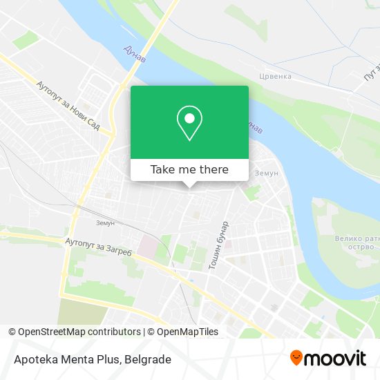 Apoteka Menta Plus map