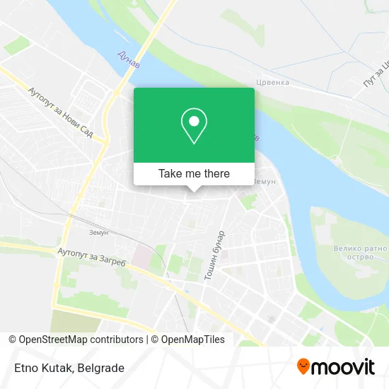 Etno Kutak map