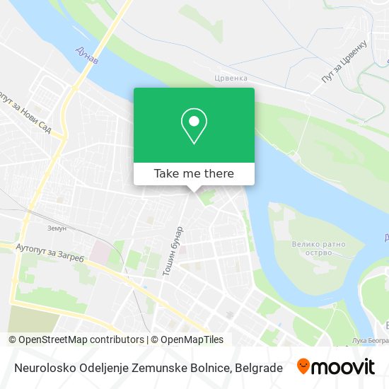 Neurolosko Odeljenje Zemunske Bolnice map