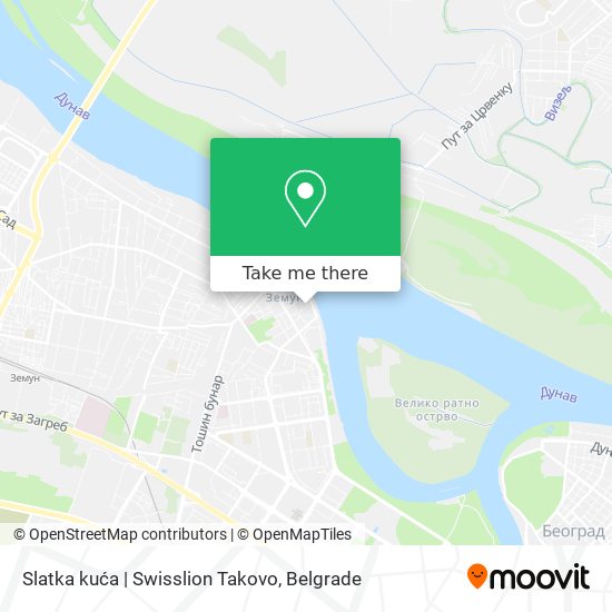 Slatka kuća | Swisslion Takovo map