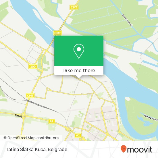 Tatina Slatka Kuća map